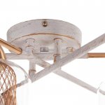 Люстра 662430/6 E14 40Вт белый-золото 72х72х20 см