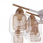 Люстра 662431/8 E14 40Вт белый-золото 72х72х20 см