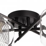 Люстра 662434/6 E14 40Вт черный-хром 72х16х20 см