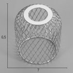Люстра 662435/8 E14 40Вт черный-хром 72х16х20 см