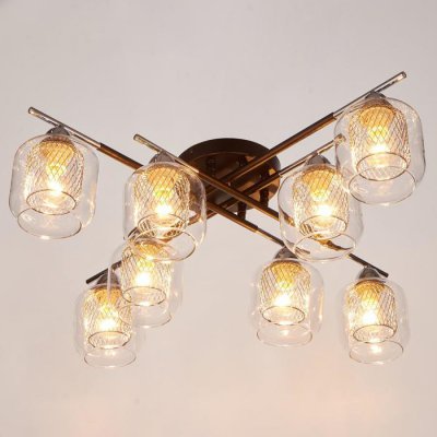 Люстра 662435/8 E14 40Вт черный-хром 72х16х20 см Люстра 662435/8 E14 40Вт черный-хром 72х16х20 см