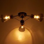 Люстра 662437/3 E14 40Вт черный хром  59х59х22 см