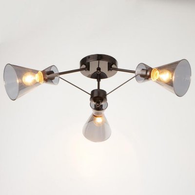 Люстра 662437/3 E14 40Вт черный хром  59х59х22 см