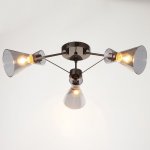 Люстра 662437/3 E14 40Вт черный хром  59х59х22 см