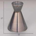 Люстра 662437/3 E14 40Вт черный хром  59х59х22 см