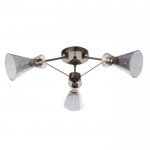 Люстра 662437/3 E14 40Вт черный хром  59х59х22 см