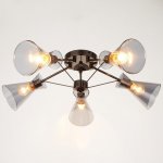 Люстра 662438/5 E14 40Вт черный хром  59х59х22 см