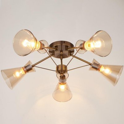 Люстра 662441/5 E14 40Вт бронза 59х59х22 см