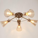 Люстра 662441/5 E14 40Вт бронза 59х59х22 см