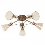 Люстра 662441/5 E14 40Вт бронза 59х59х22 см