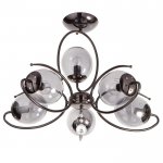 Люстра 662446/6 E14 40Вт черный хром  68х68х53 см