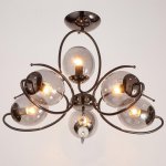 Люстра 662446/6 E14 40Вт черный хром  68х68х53 см