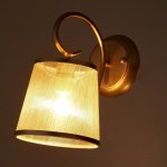 Бра 662447/1 E14 40Вт золото 22х15х24 см