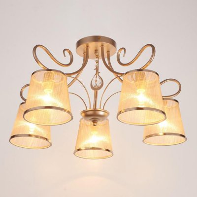 Люстра 662449/5 E14 40Вт золото 64х64х35 см