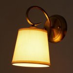 Бра 662453/1 E14 40Вт бронза 22х15х24 см