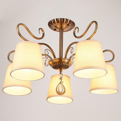 Люстра 662455/5 E14 40Вт бронза 64х64х41,5 см