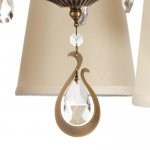 Люстра 662455/5 E14 40Вт бронза 64х64х41,5 см