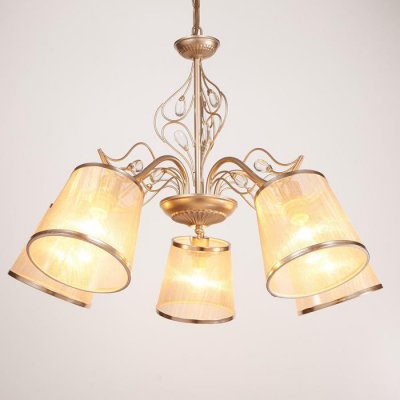 Люстра 662461/5 E14 40Вт золото 64х64х80 см