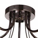 Люстра 662472/5 E14 40Вт черный хром  61х61х19 см