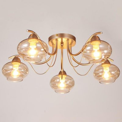 Люстра 662475/5 E14 40Вт золото 61х61х19 см