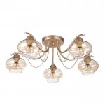 Люстра 662475/5 E14 40Вт золото 61х61х19 см