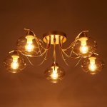 Люстра 662475/5 E14 40Вт золото 61х61х19 см