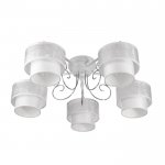 Люстра 662477/5 E14 40Вт белый-хром 63х63х21 см