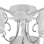 Люстра 662477/5 E14 40Вт белый-хром 63х63х21 см