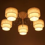 Люстра 662477/5 E14 40Вт белый-хром 63х63х21 см