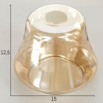 Люстра 662483/6 E14 40Вт золото 65х65х30 см