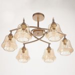 Люстра 662483/6 E14 40Вт золото 65х65х30 см