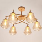 Люстра 662483/6 E14 40Вт золото 65х65х30 см