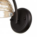 Бра 662484/1 E27 40Вт черный-бронза 25х15х19 см