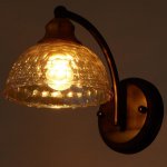 Бра 662484/1 E27 40Вт черный-бронза 25х15х19 см