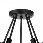 Люстра 662485/5 E27 40Вт черный-бронза 64х64х34 см