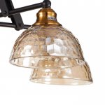 Люстра 662485/5 E27 40Вт черный-бронза 64х64х34 см