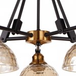 Люстра 662485/5 E27 40Вт черный-бронза 64х64х34 см