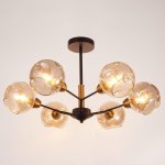 Люстра 662487/6 E14 40Вт черный-бронза 65х65х38 см