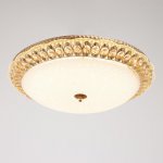 Светильник 670001N LED 80Вт 3 режима 3000-6000К диммер золото 50х50х11 см