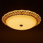 Светильник 670001N LED 80Вт 3 режима 3000-6000К диммер золото 50х50х11 см