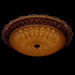 Светильник с ПДУ 670002N LED 80Вт 3 режима 3000-6000К диммер золото 50х50х11 см