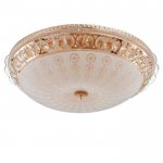 Светильник с ПДУ 670003N LED 80Вт 3 режима 3000-6000К диммер золото 50х50х11 см