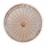 Светильник с ПДУ 670003N LED 80Вт 3 режима 3000-6000К диммер золото 50х50х11 см