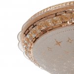 Светильник с ПДУ 670005N LED 80Вт 3 режима 3000-6000К диммер золото 50х50х11 см