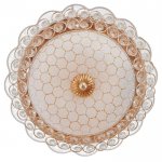 Светильник 670007N LED 26Вт 3 режима 3000-6000К золото 30х30х10 см