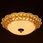 Светильник 670007N LED 26Вт 3 режима 3000-6000К золото 30х30х10 см