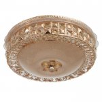 Светильник с ПДУ 670008N LED 80Вт 3 режима 3000-6000К диммер золото 48х48х16 см