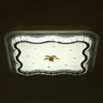 Светильник 670009N LED 80Вт 3 режима 3000-6000К диммер белый 50х50х10 см