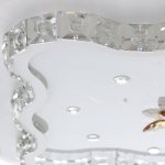 Светильник 670009N LED 80Вт 3 режима 3000-6000К диммер белый 50х50х10 см