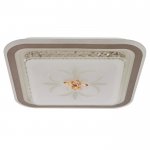 Светильник 670010N LED 80Вт 3 режима 3000-6000К диммер бело-коричневый  50х50х10 см